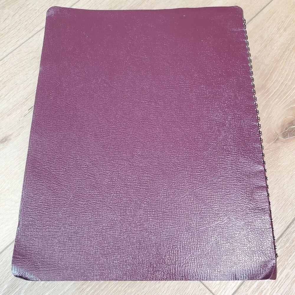 SQUIBBS LESSON PLAN BOOK Vintage Teacher School Planner Blank No 5 Maroon Daily